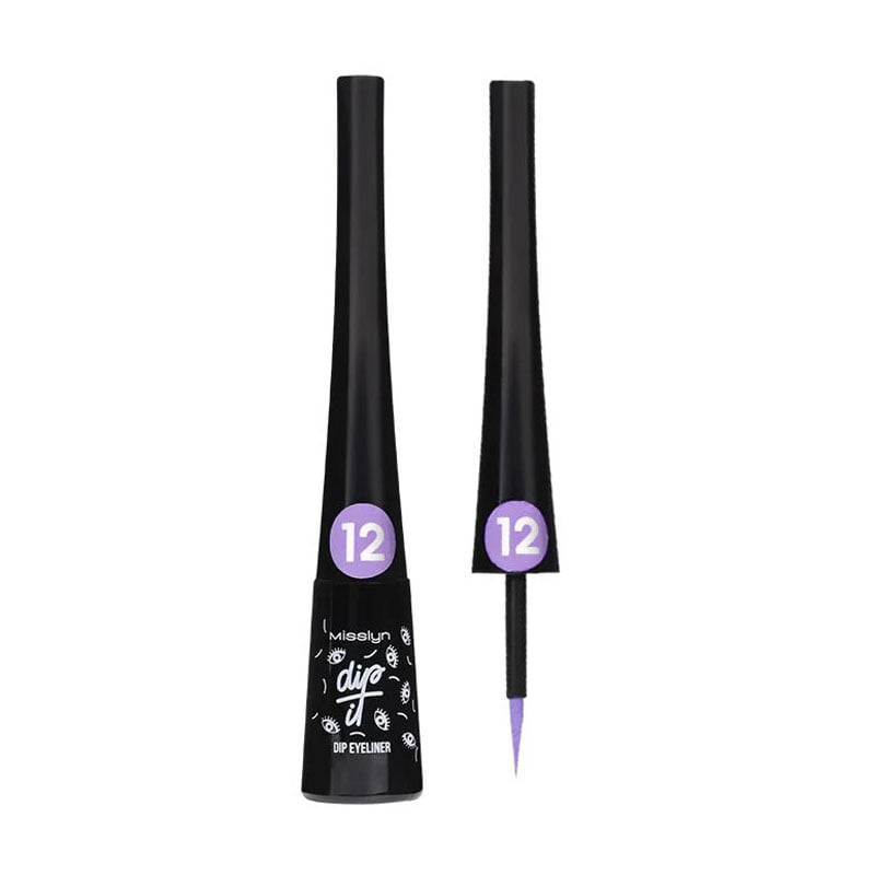 Підводка для очей Misslyn Dip It Dip Eyeliner 12 Light Purple, 2.3 мл