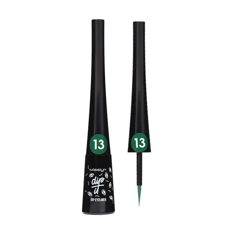 Підводка для очей Misslyn Dip It Dip Eyeliner 13 Green, 2.3 мл