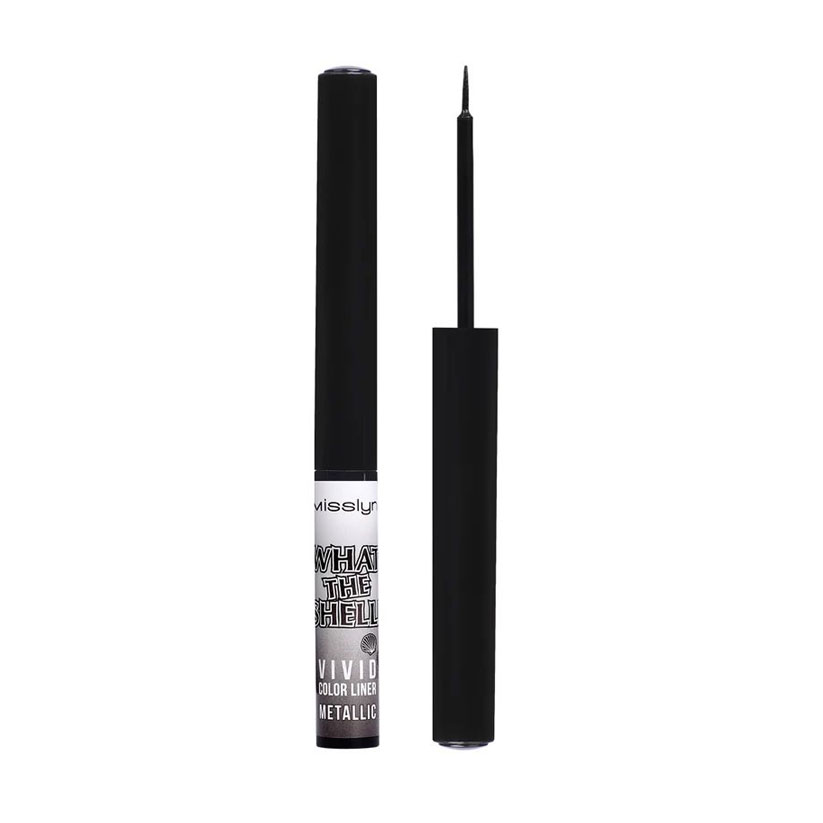 Підводка для очей Misslyn What The Shell! Vivid Color Liner 1 Black, 2.3 мл